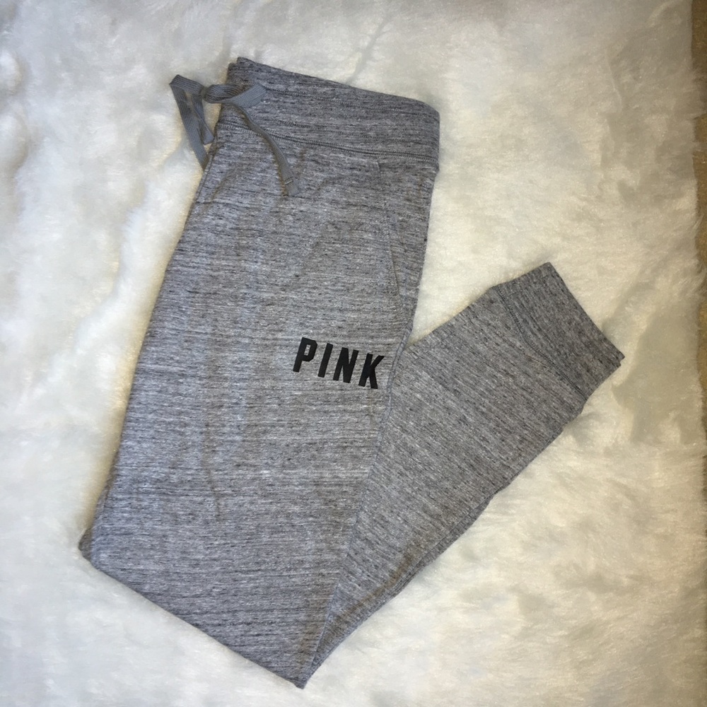 NEW! VS Pink Gray Skinny Jogger - Picture 4 of 4